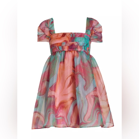 💥PRICE DROP💥 Cindylou Printed Babydoll Dress - Picture 6 of 10